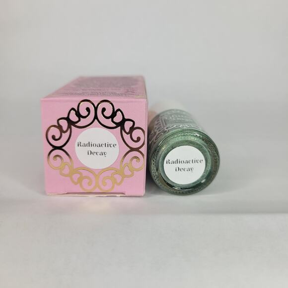 Glitter Daze "Radioactive Decay" NEW Green Glitter Shimmer Holo Metallic Lacquer - Picture 6 of 6